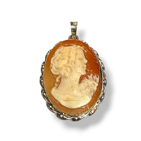 Colgante Mandile 1922 Mujer Cammei  in Plata Conchiglia 2MCICM230 - 2MCICM230